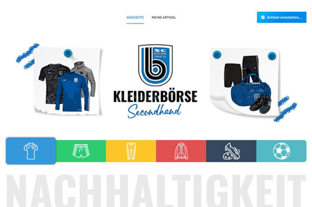 Eigene Secondhand-Börse für Sportausstattung ab sofort online Eigene Secondhand-Börse für Sportausstattung ab sofort online