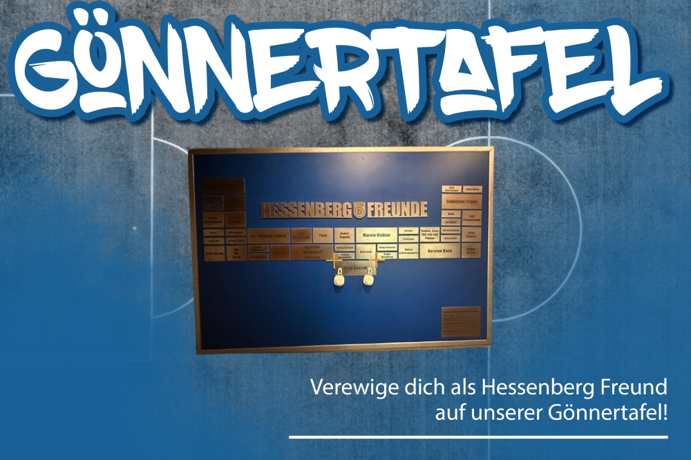 Gönnertafel für alle Hessenberg Freunde Gönnertafel für alle Hessenberg Freunde