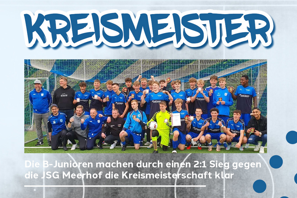 SC Borchen B-Junioren krönen sich zum Kreismeister! SC Borchen B-Junioren krönen sich zum Kreismeister!