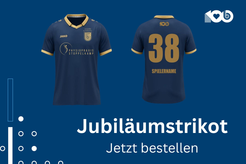 Jubiläumstrikot - Jetzt bestellen! Jubiläumstrikot - Jetzt bestellen!