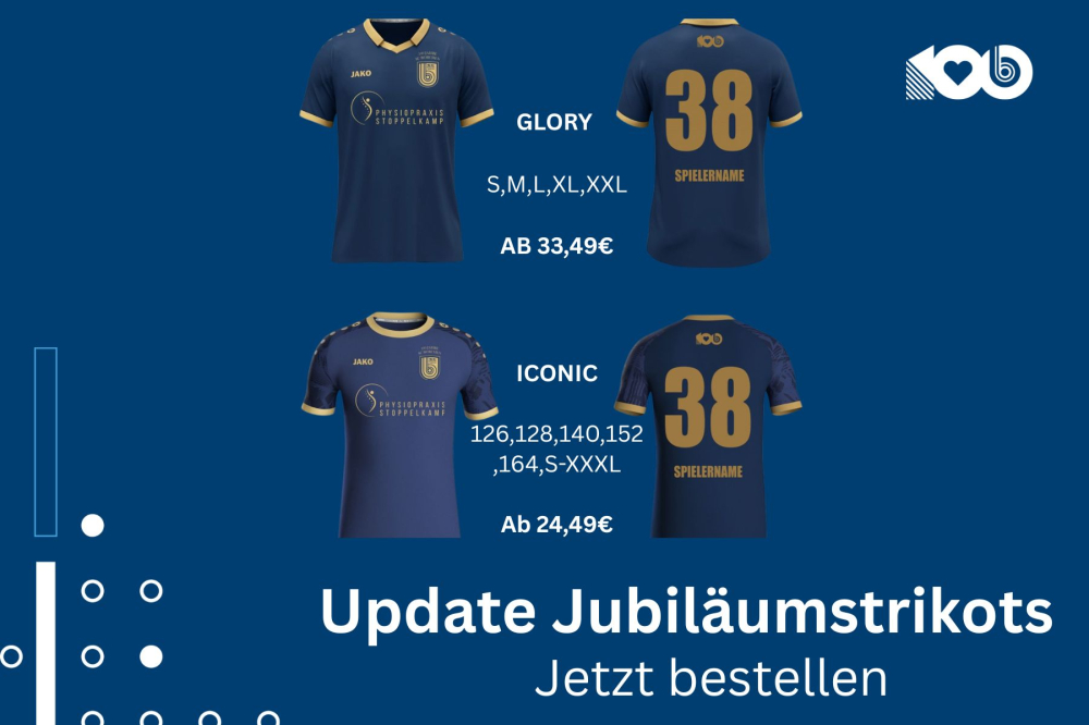 Jubiläumstrikot 2026 – Update und erweiterte Auswahl