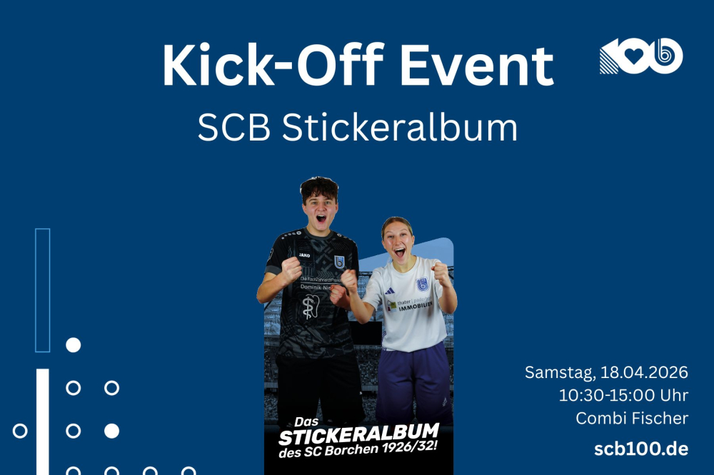 Kick-Off Event für das SCB-Stickerheft am 18.04. bei Combi Fischer