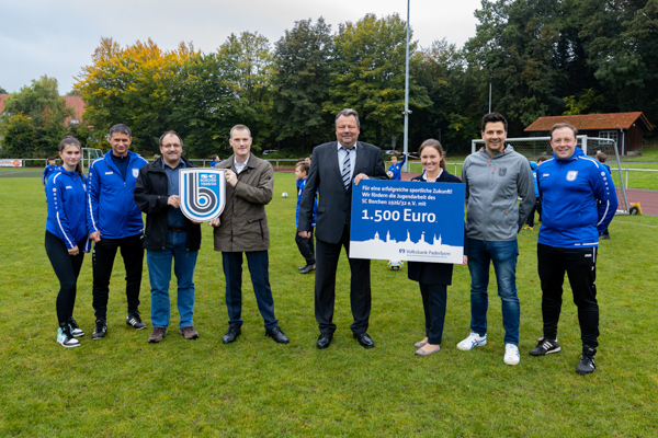 Volksbank Paderborn unterstützt Jugendarbeit Volksbank Paderborn unterstützt JugendarbeitÂ