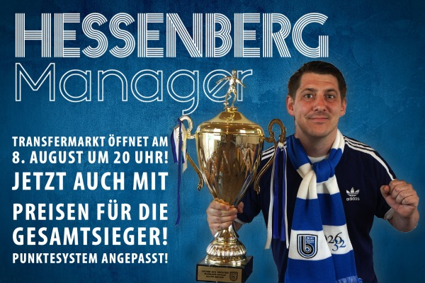 Neue Saison im Hessenberg Manager startet - Transfermarkt öffnet am Montag um 20 Uhr Neue Saison im Hessenberg Manager startet - Transfermarkt öffnet am Montag um 20 Uhr
