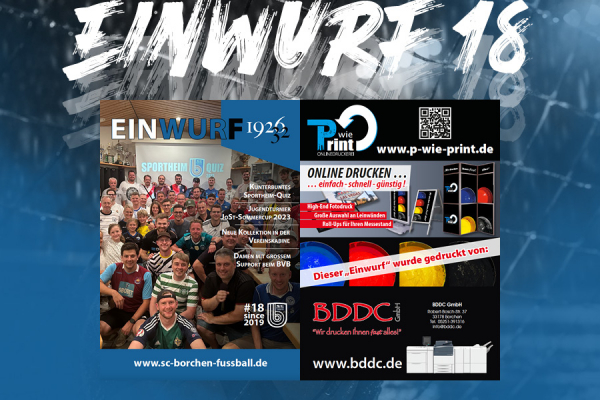 Einwurf #18 zum Saisonstart Einwurf #18 zum Saisonstart