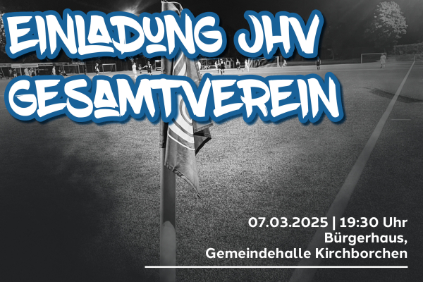 Einladung zur Jahreshauptversammlung 2025 des Gesamtvereins