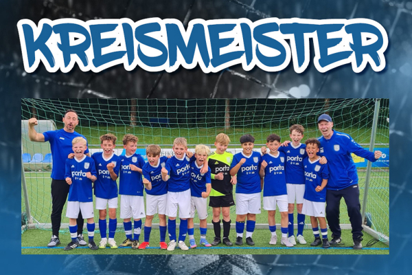 E-Junioren sind Kreismeister mit beeindruckendem Torverhältnis!
